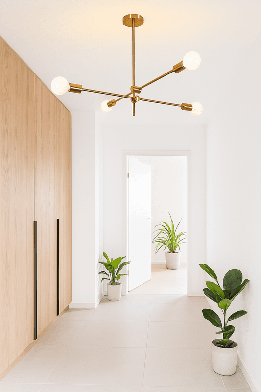 Taklampe gull satelitt