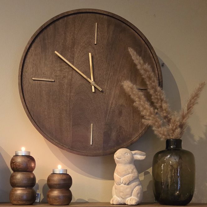 Hovedbilde Klokke brunt mangotre