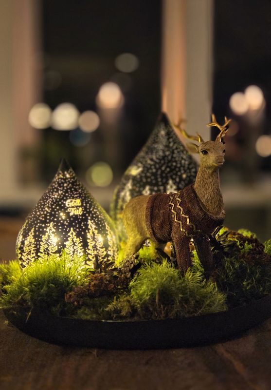 Lyslykt God jul dråpe, stor