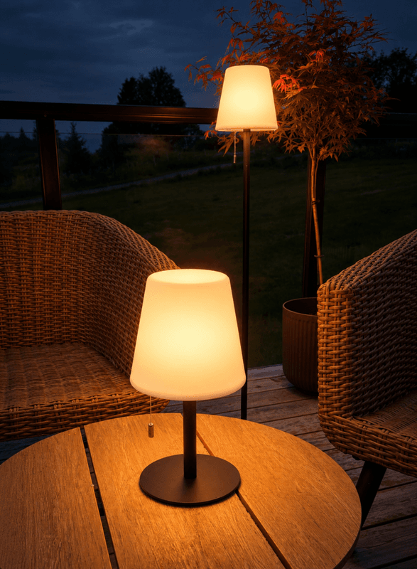 Bordlampe utendørs