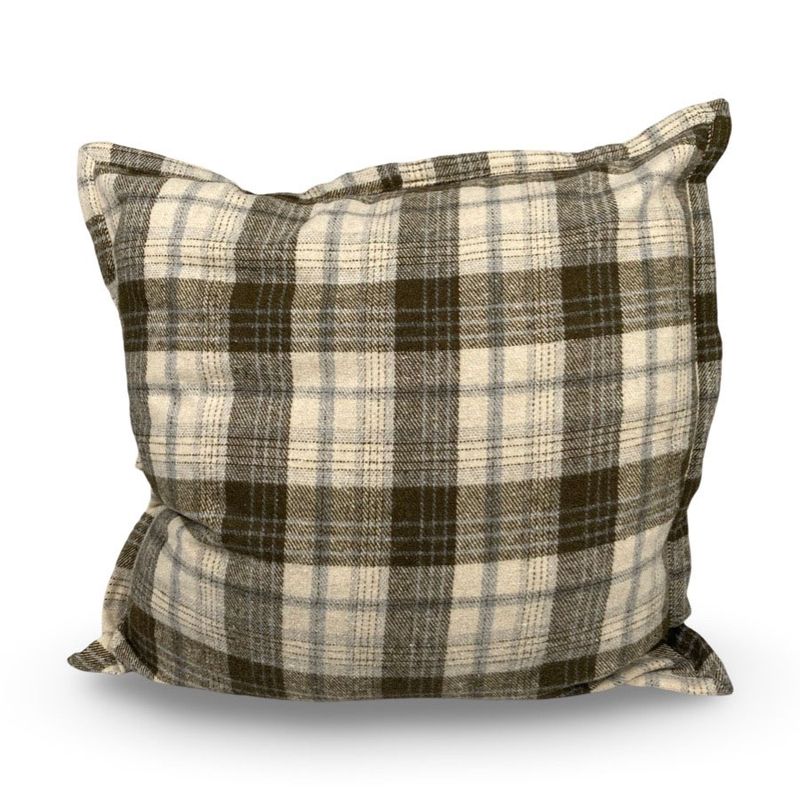 Rutet putetrekk 45x45 cm