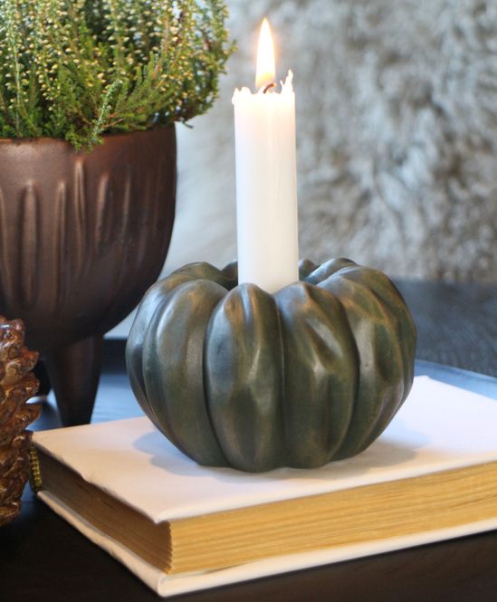 Hovedbilde Gresskar lysestake grønn