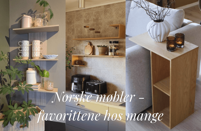 hyller og småmøbler