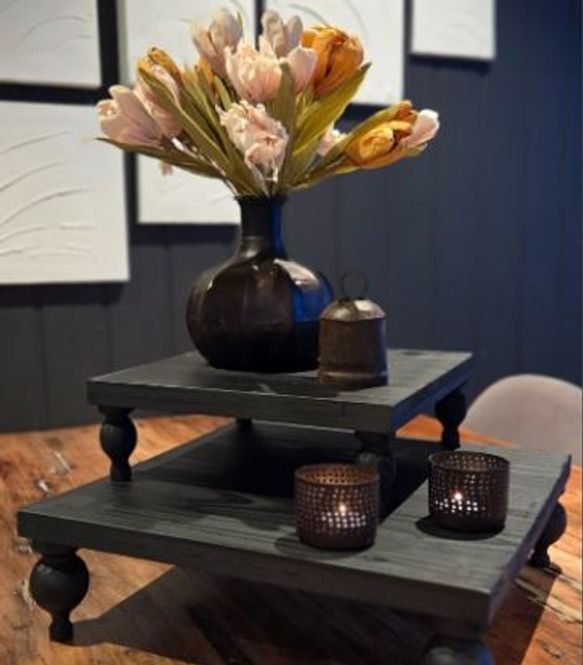 Hovedbilde Pidestallbord Tanya svart ...